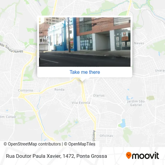 Rua Doutor Paula Xavier, 1472 map