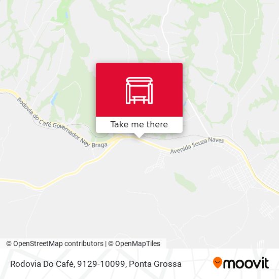 Mapa Rodovia Do Café, 9129-10099