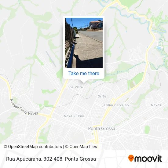 Rua Apucarana, 302-408 map