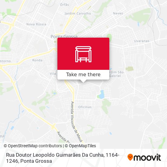 Rua Doutor Leopoldo Guimarães Da Cunha, 1164-1246 map