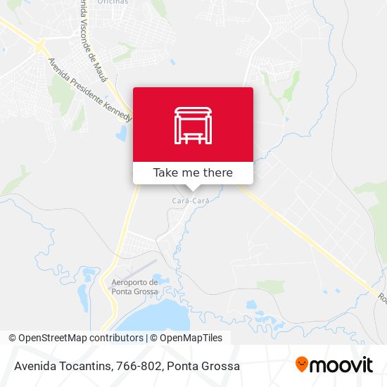 Mapa Avenida Tocantins, 766-802