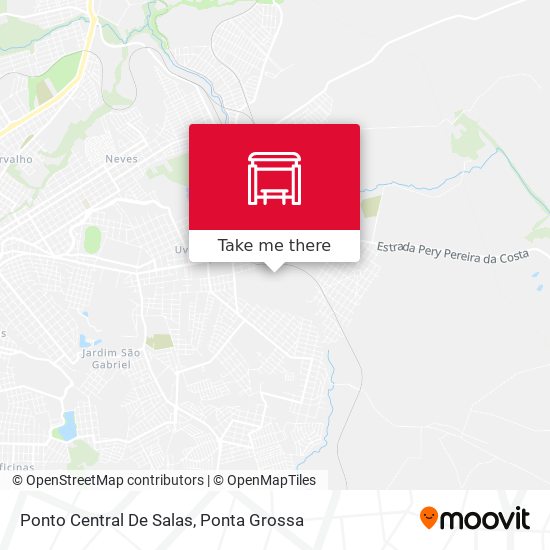 Ponto Central De Salas map