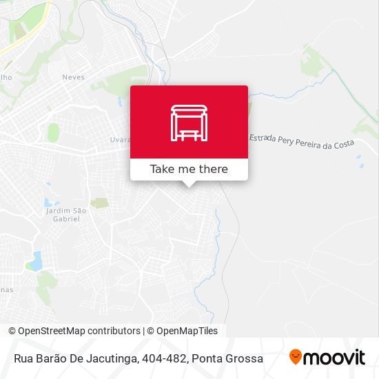 Mapa Rua Barão De Jacutinga, 404-482