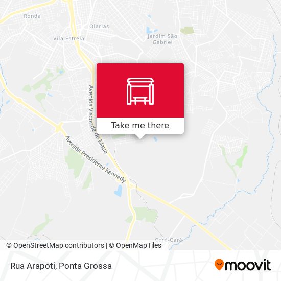 Rua Arapoti map