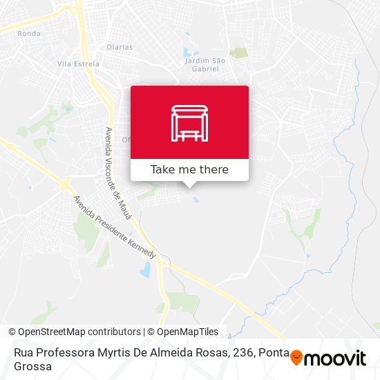 Rua Professora Myrtis De Almeida Rosas, 236 map