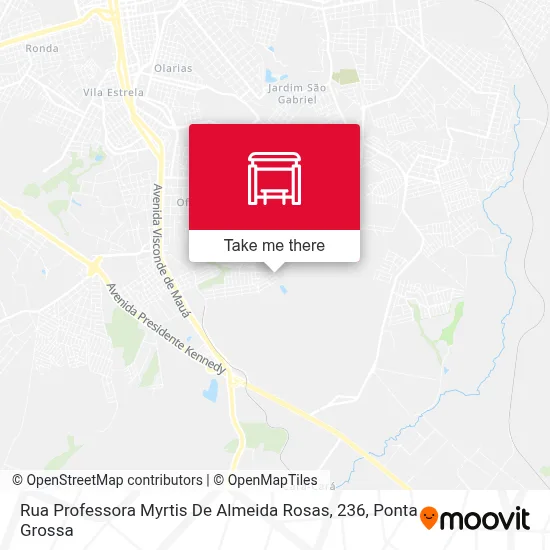 Rua Professora Myrtis De Almeida Rosas, 236 map