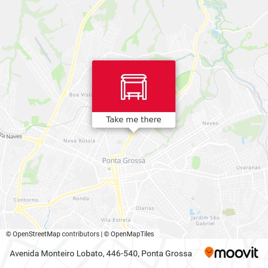 Avenida Monteiro Lobato, 446-540 map