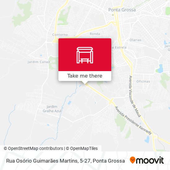 Mapa Rua Osório Guimarães Martins, 5-27
