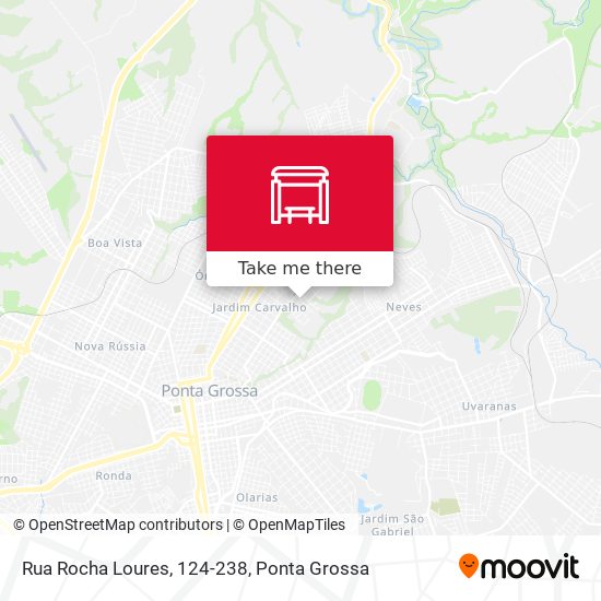 Mapa Rua Rocha Loures, 124-238