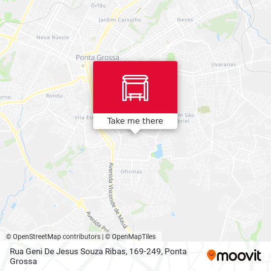 Rua Geni De Jesus Souza Ribas, 169-249 map
