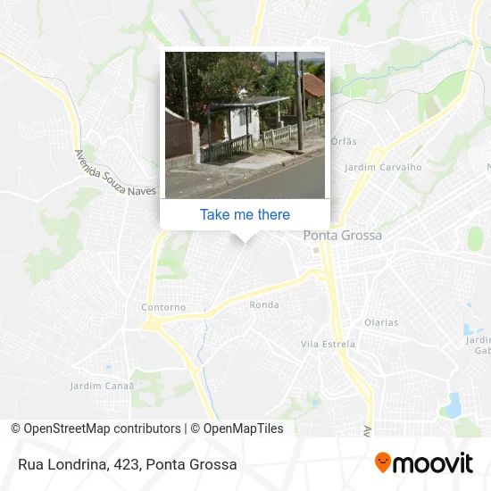 Rua Londrina, 423 map