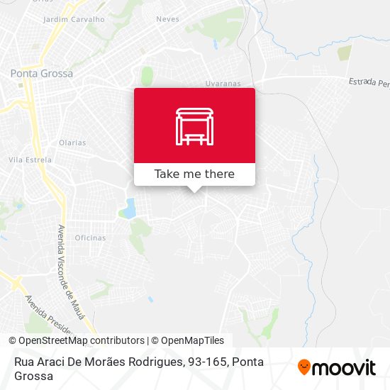 Mapa Rua Araci De Morães Rodrigues, 93-165