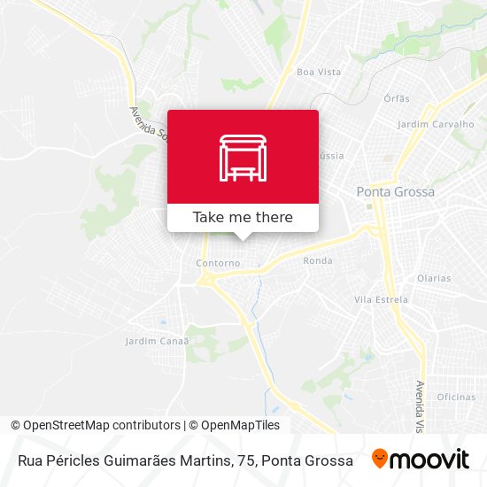 Rua Péricles Guimarães Martins, 75 map