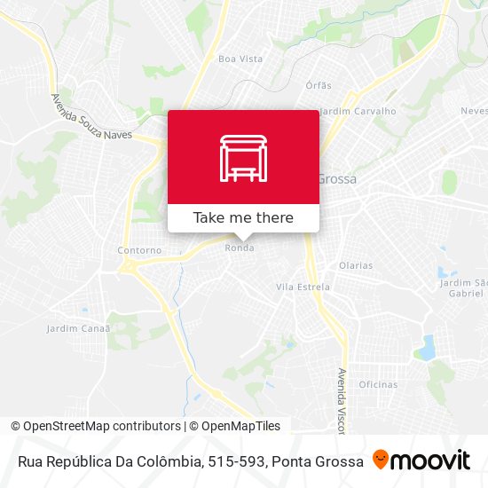 Rua República Da Colômbia, 515-593 map