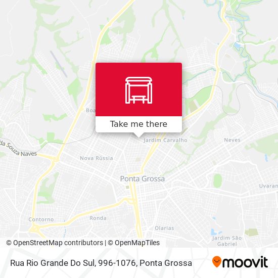 Mapa Rua Rio Grande Do Sul, 996-1076