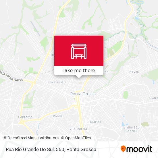 Mapa Rua Rio Grande Do Sul, 560