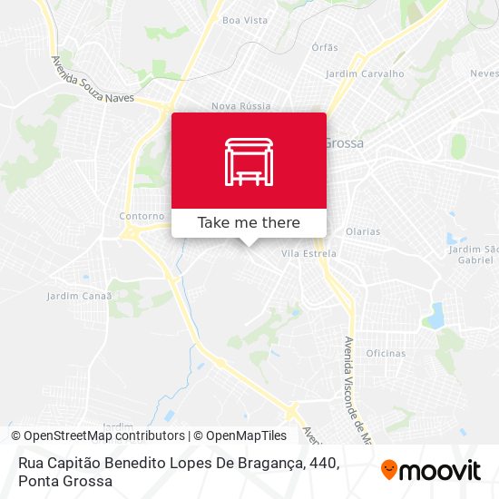 Mapa Rua Capitão Benedito Lopes De Bragança, 440