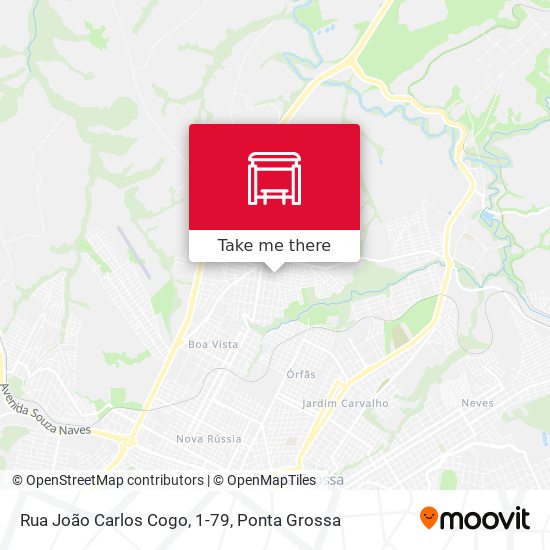 Rua João Carlos Cogo, 1-79 map