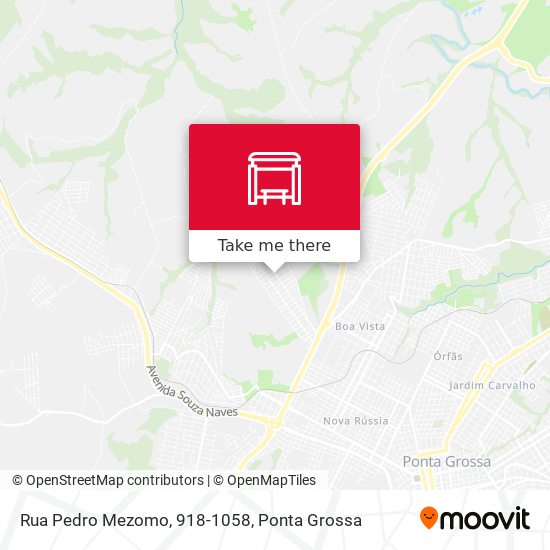 Mapa Rua Pedro Mezomo, 918-1058