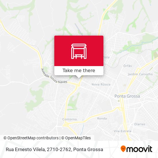 Mapa Rua Ernesto Vilela, 2710-2762