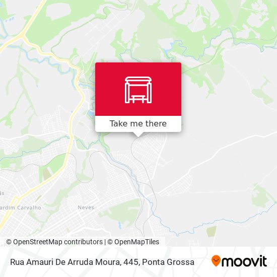 Mapa Rua Amauri De Arruda Moura, 445