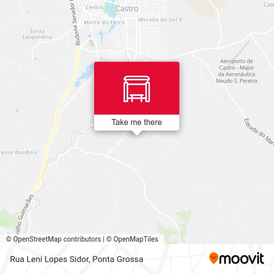 Rua Leni Lopes Sidor map