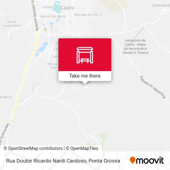 Rua Doutor Ricardo Nardi Cardoso map