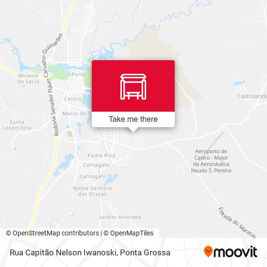 Mapa Rua Capitão Nelson Iwanoski