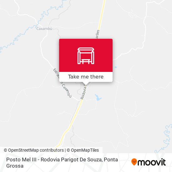 Posto Mel III - Rodovia Parigot De Souza map