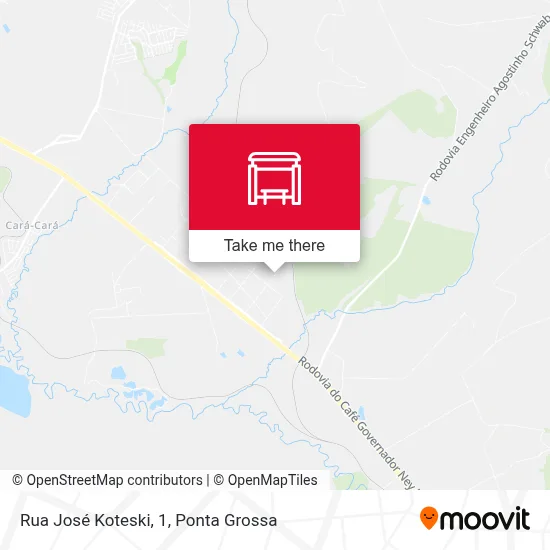 Rua José Koteski, 1 map