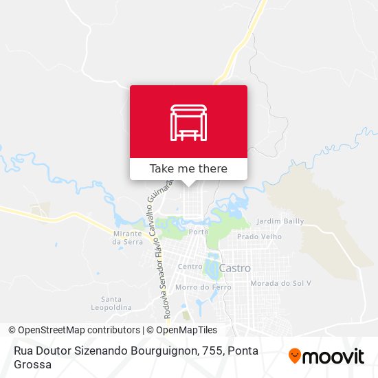 Mapa Rua Doutor Sizenando Bourguignon, 755