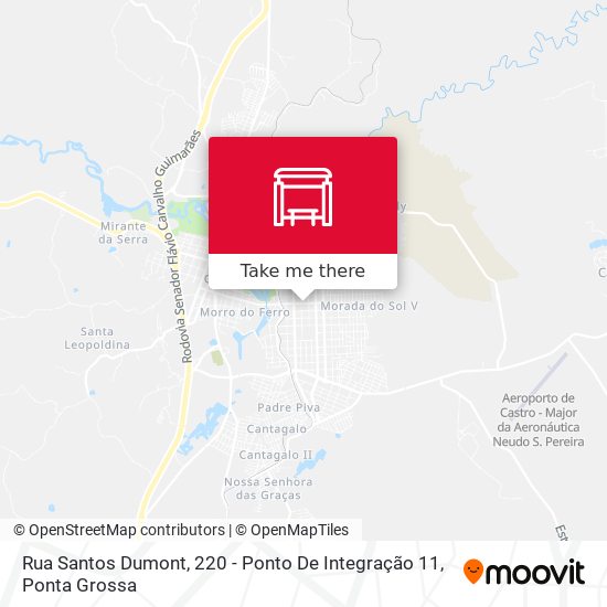 Mapa Rua Santos Dumont, 220 - Ponto De Integração 11