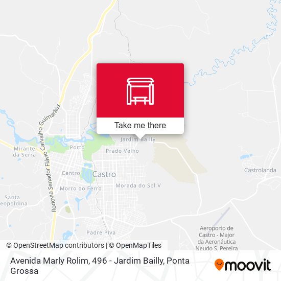 Mapa Avenida Marly Rolim, 496 - Jardim Bailly