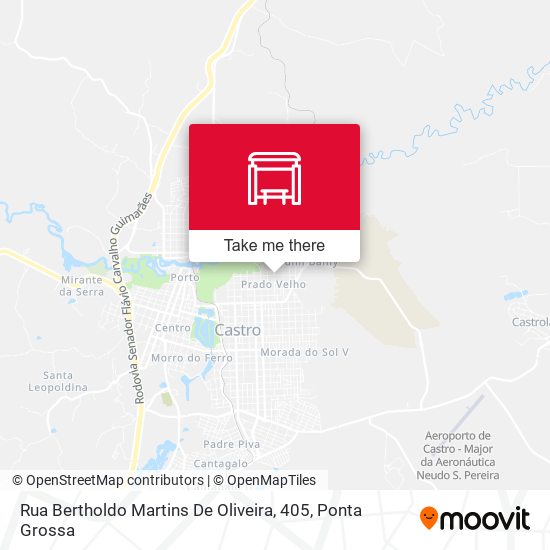 Mapa Rua Bertholdo Martins De Oliveira, 405