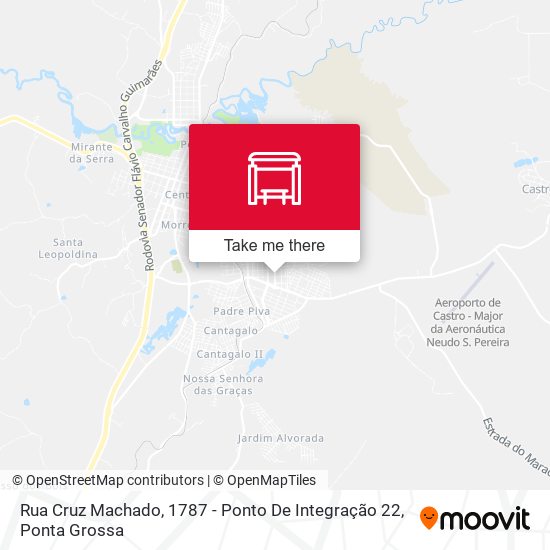 Rua Cruz Machado, 1787 - Ponto De Integração 22 map