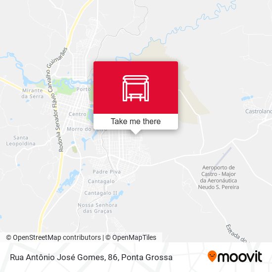 Mapa Rua Antônio José Gomes, 86