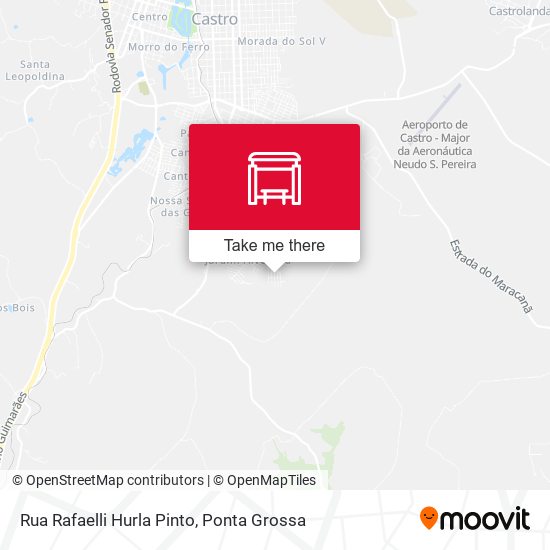 Mapa Rua Rafaelli Hurla Pinto