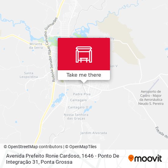 Avenida Prefeito Ronie Cardoso, 1646 - Ponto De Integração 31 map