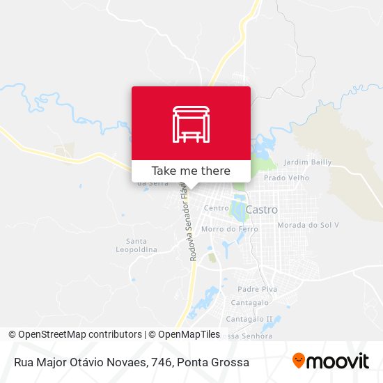 Mapa Rua Major Otávio Novaes, 746