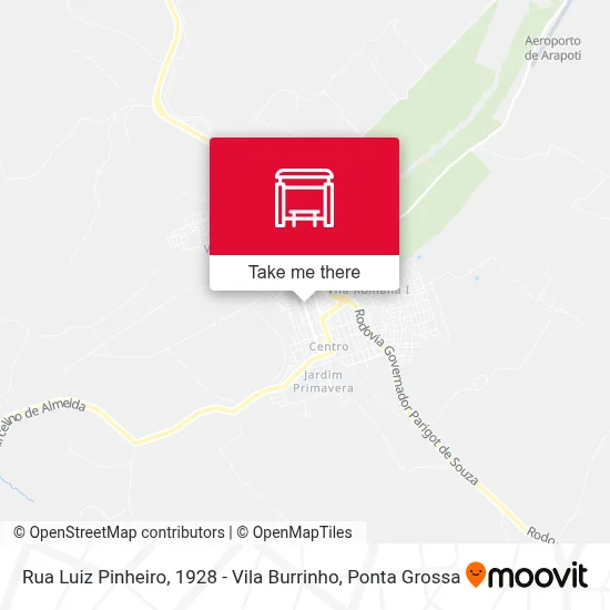 Rua Luiz Pinheiro, 1928 - Vila Burrinho map