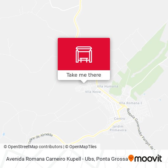 Avenida Romana Carneiro Kupell - Ubs map