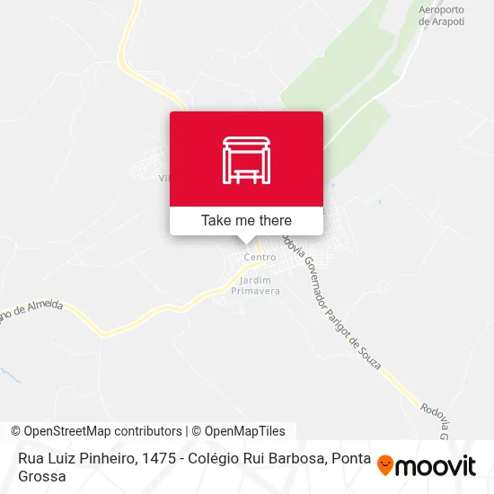 Rua Luiz Pinheiro, 1475 - Colégio Rui Barbosa map