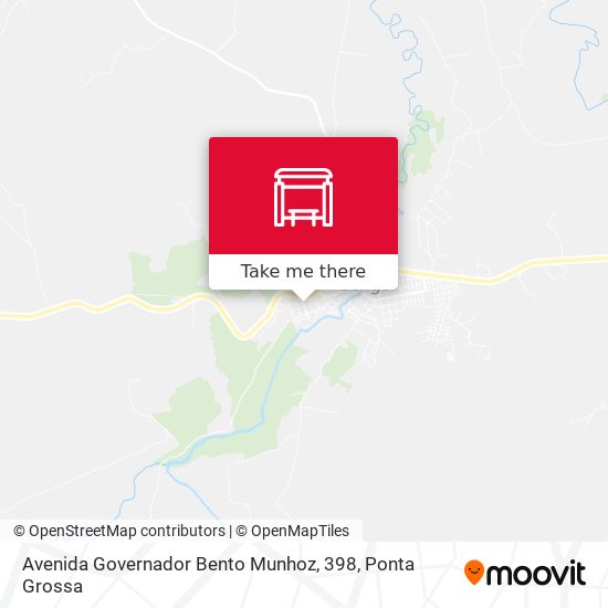 Mapa Avenida Governador Bento Munhoz, 398