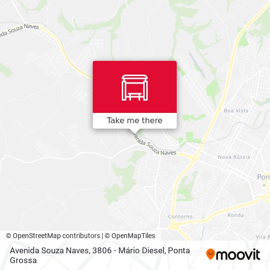 Mapa Avenida Souza Naves, 3806 - Mário Diesel