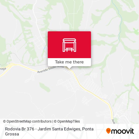 Mapa Rodovia Br 376 - Jardim Santa Edwiges