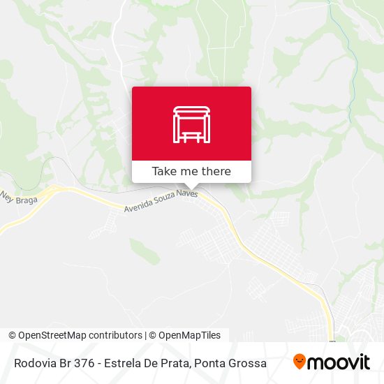 Rodovia Br 376 - Estrela De Prata map