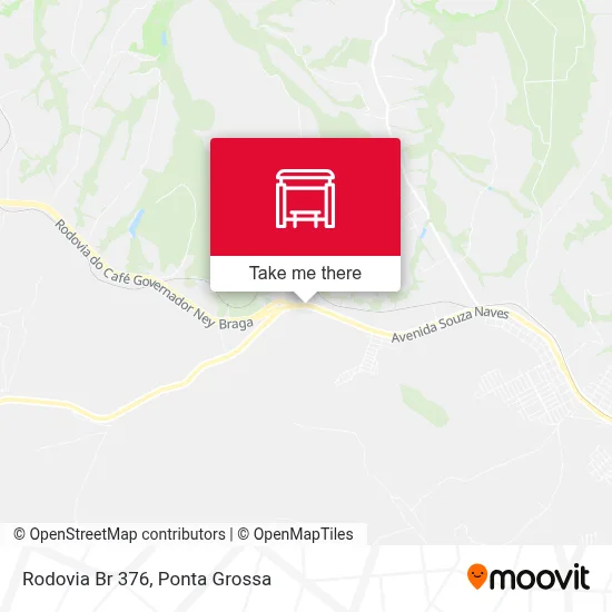Rodovia Br 376 map
