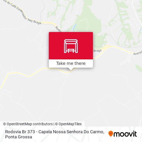 Mapa Rodovia Br 373 - Capela Nossa Senhora Do Carmo