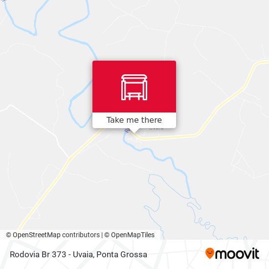 Mapa Rodovia Br 373 - Uvaia