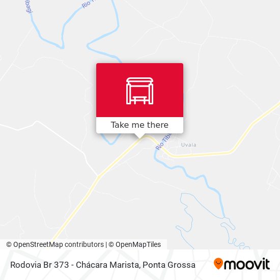 Mapa Rodovia Br 373 - Chácara Marista